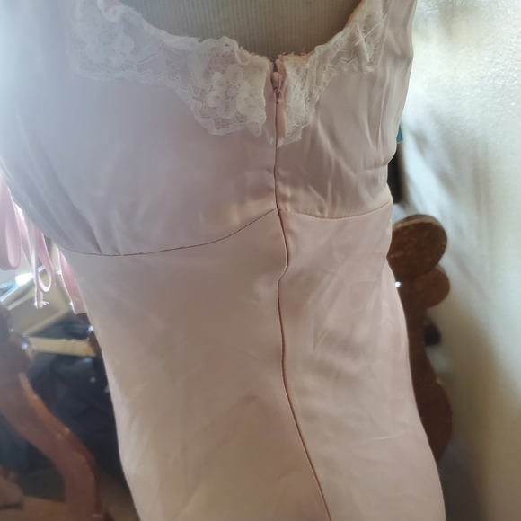 Princess Polly Blush Maxi Dress with Lace Trim - Picture 7 of 11